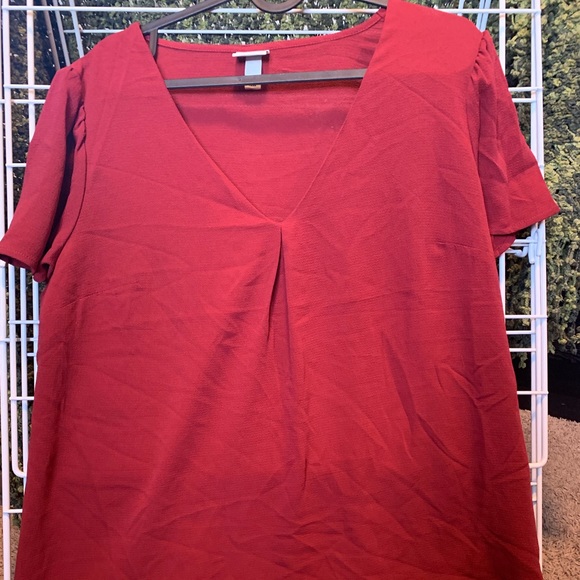 Red Target Blouse - Picture 1 of 3